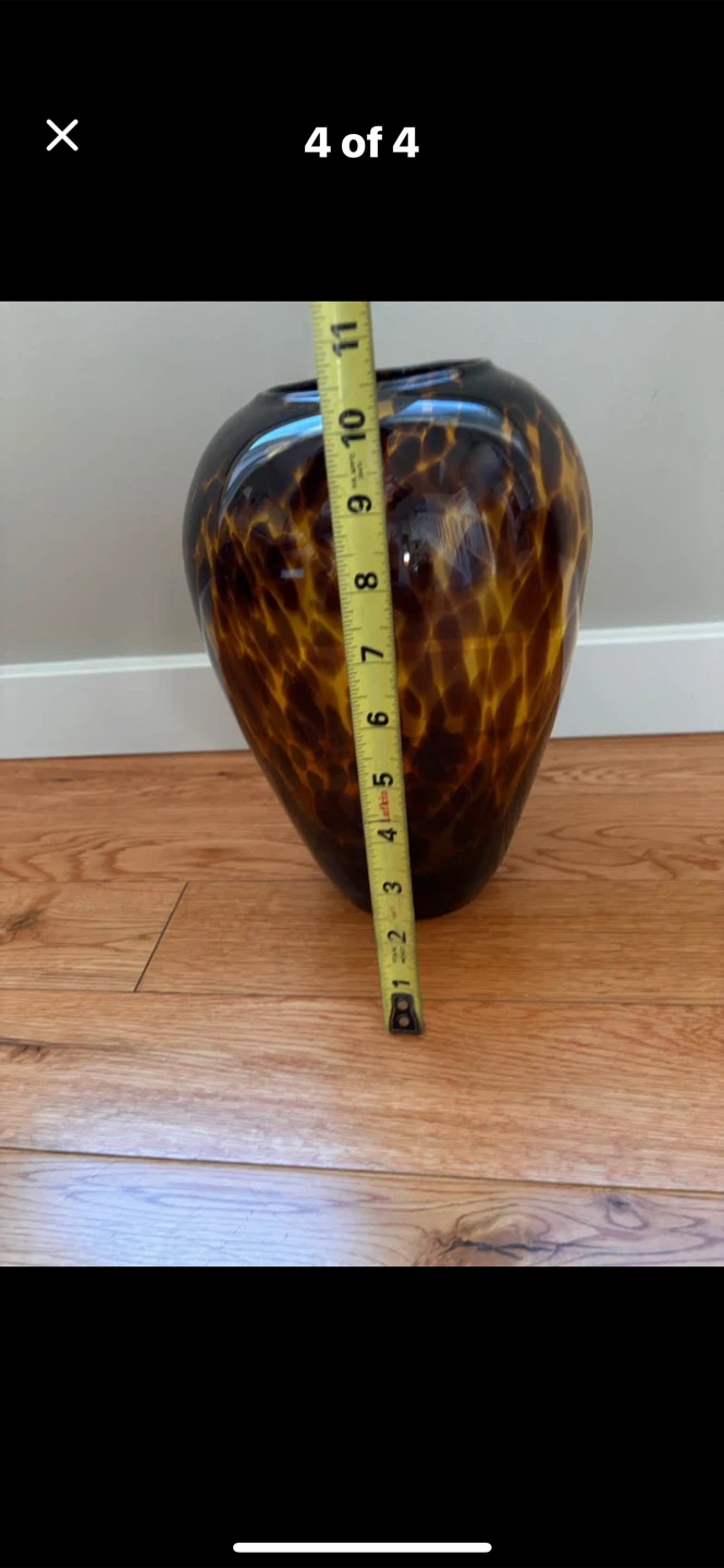 Brown Colored Glass Vase - photo 4
