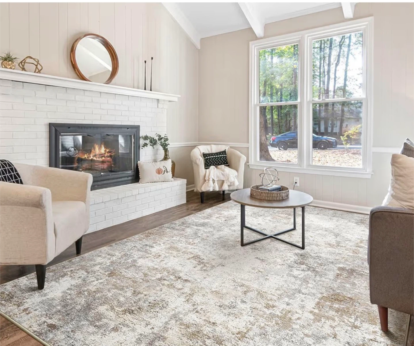 UERMEI 10x14 Area Rug - Brown Grey - photo 5