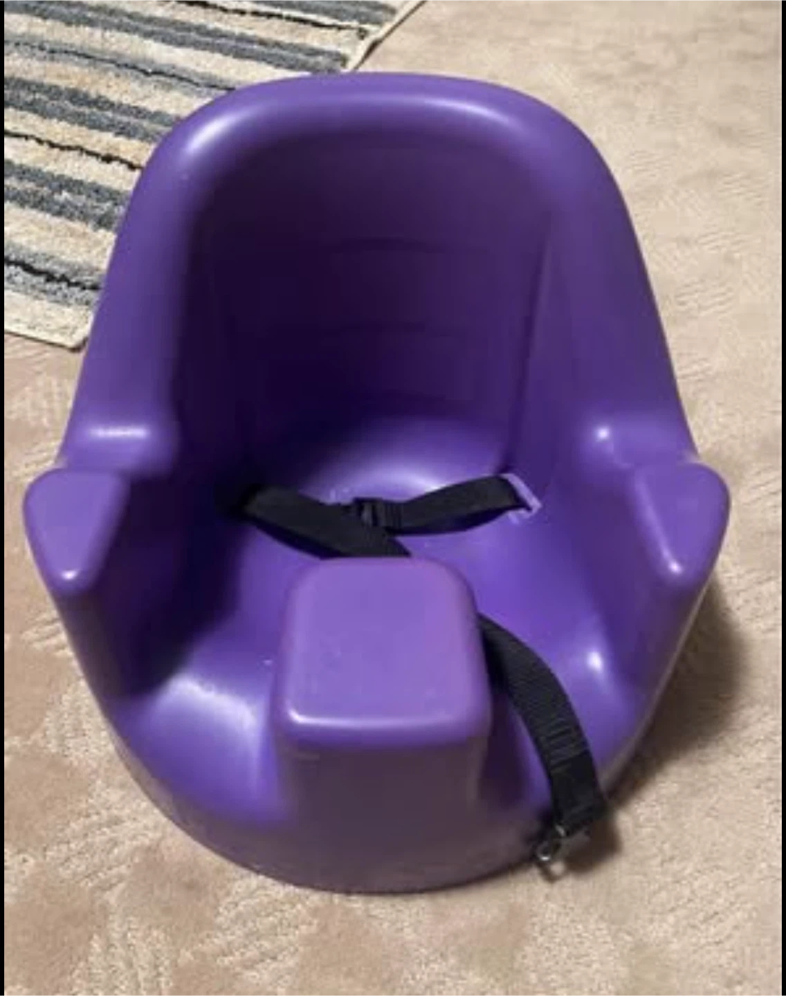 Purple Bumbo Floor Seat with Safety Belt