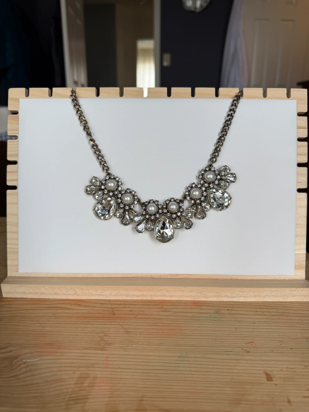 LOFT Statement flower Necklace - photo 2