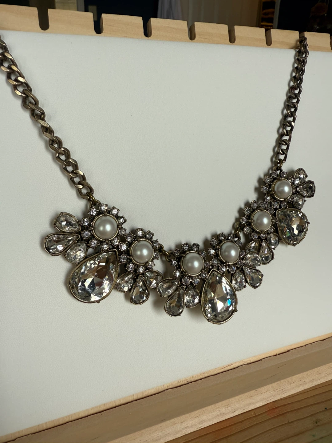 LOFT Statement flower Necklace - photo 4