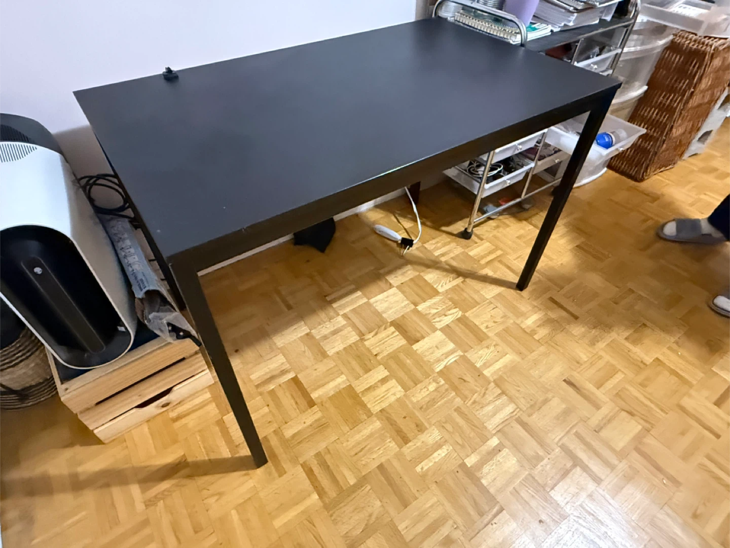IKEA Sandsberg Black Table & Sandsberg Black Chair - photo 4