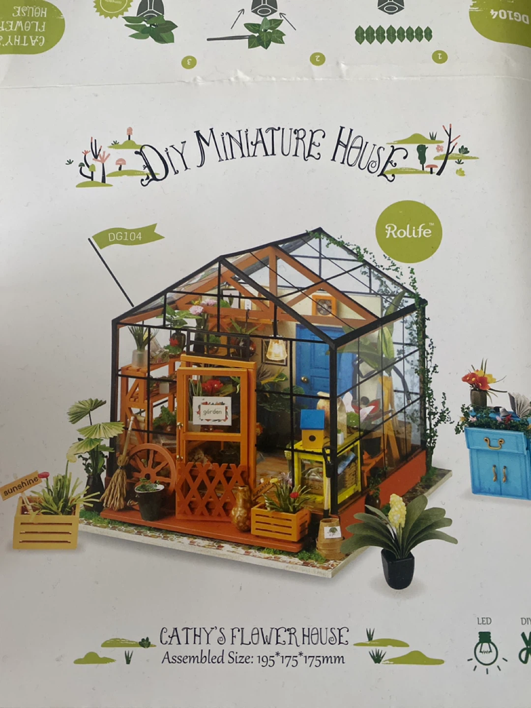 Rolife Cathy's Flower House DIY Miniature House DG104