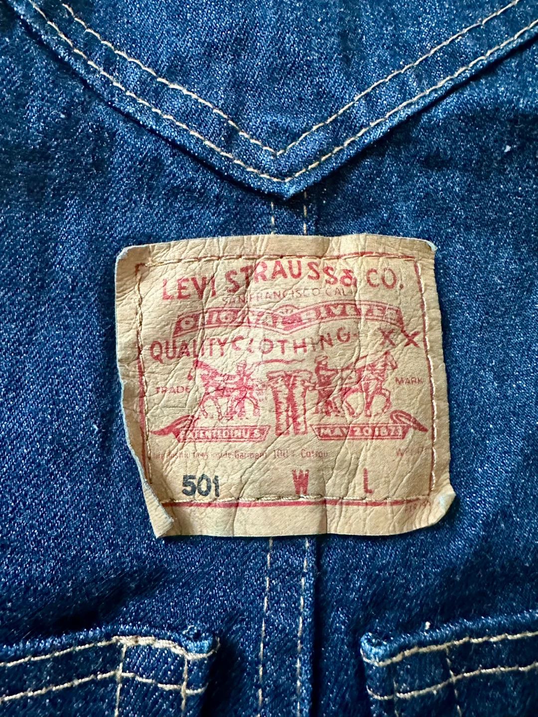 Levi Strauss & Co 501 Denim Overalls - photo 3
