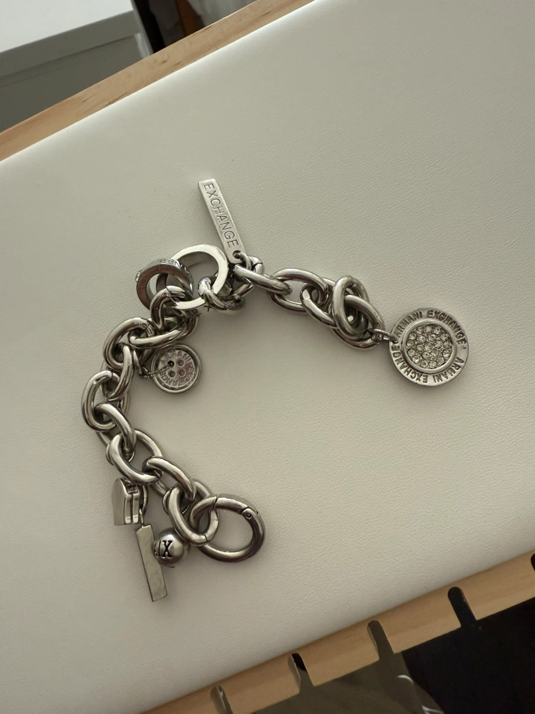 Armani Exchange Silver Chain Bracelet - photo 3
