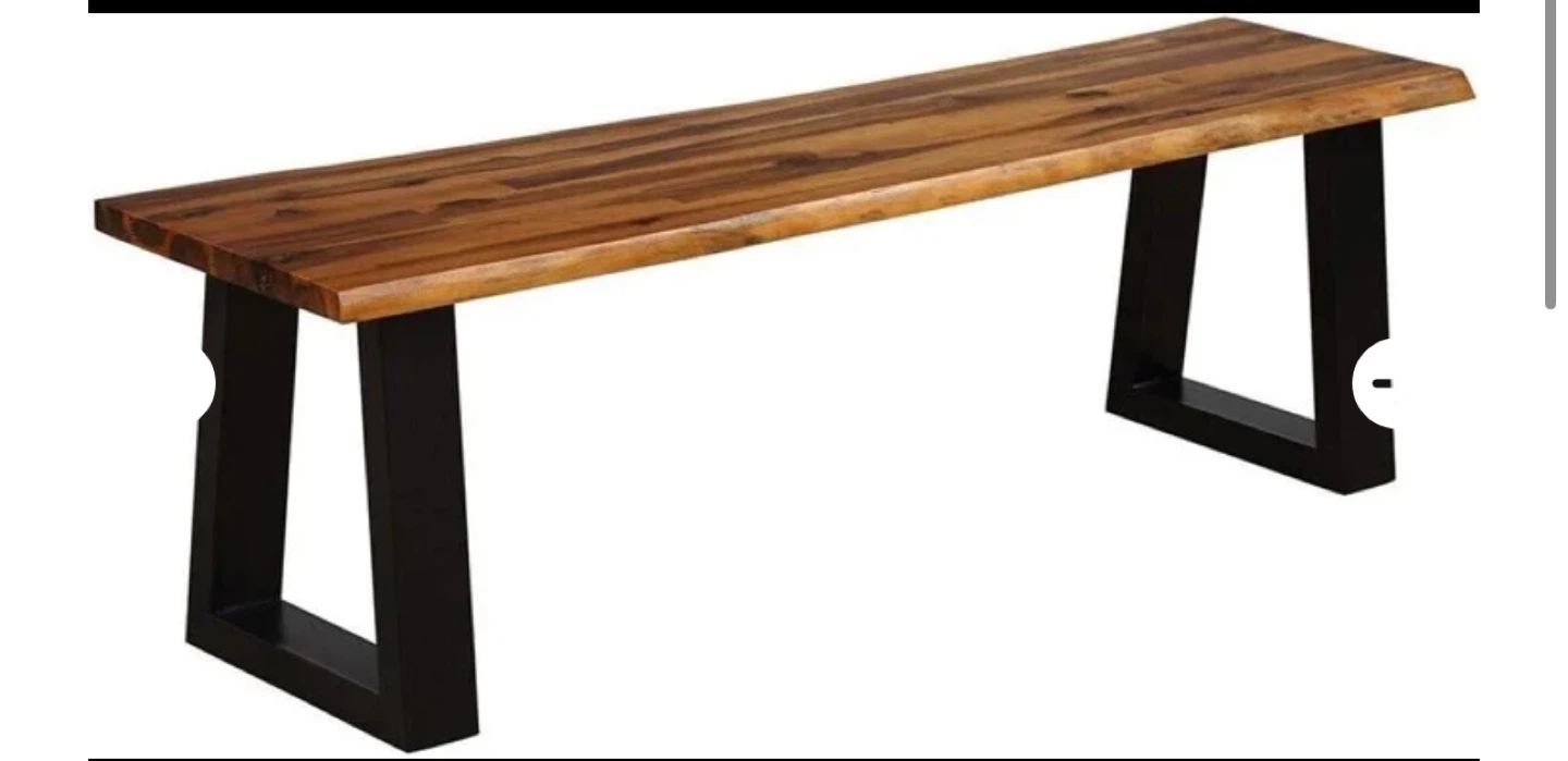 NEW Blue Lovewood Dining Table Bench - 57.5 inch