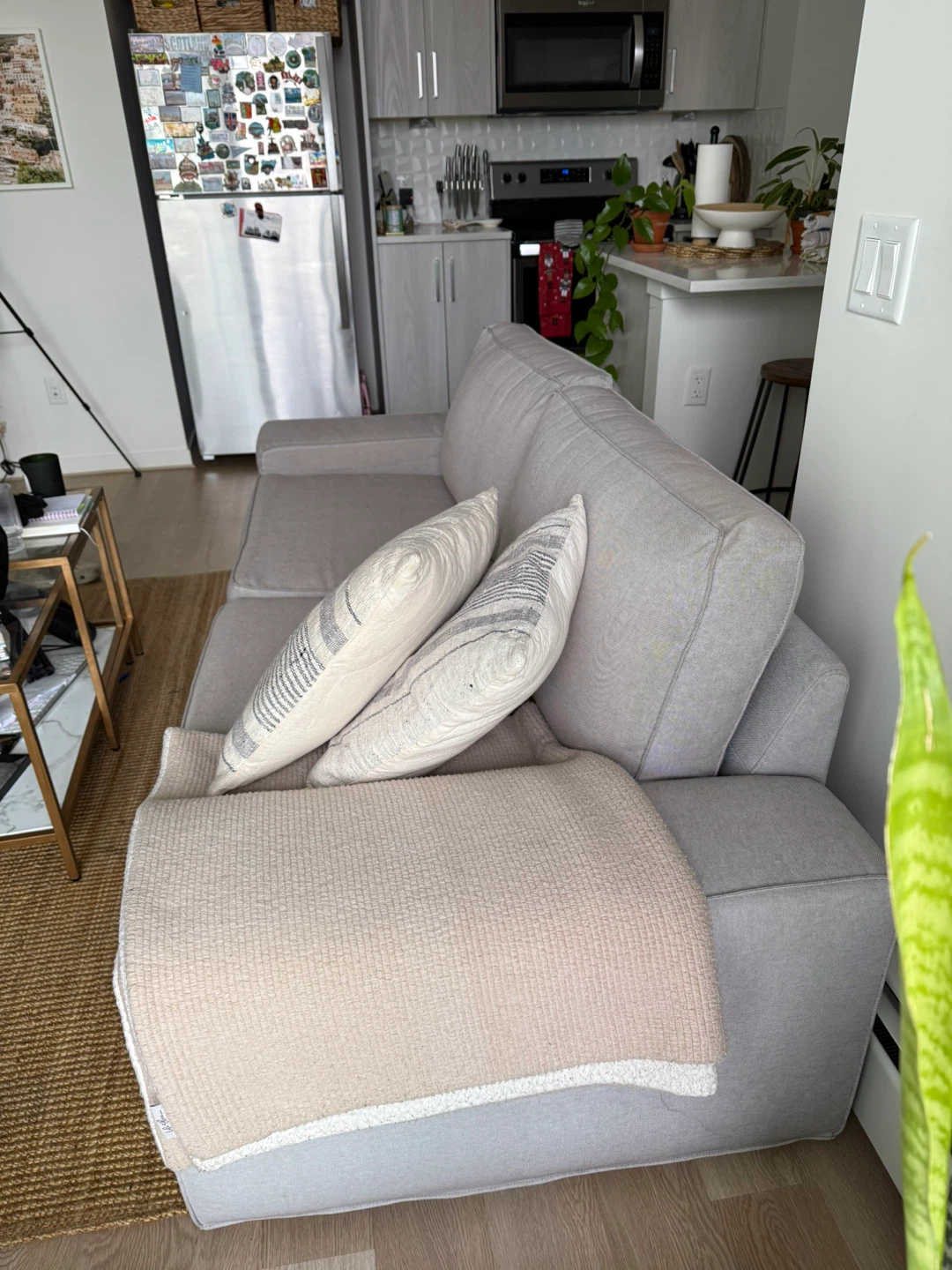 IKEA KIVIK couch - Comfortable Light Grey Sofa - photo 4
