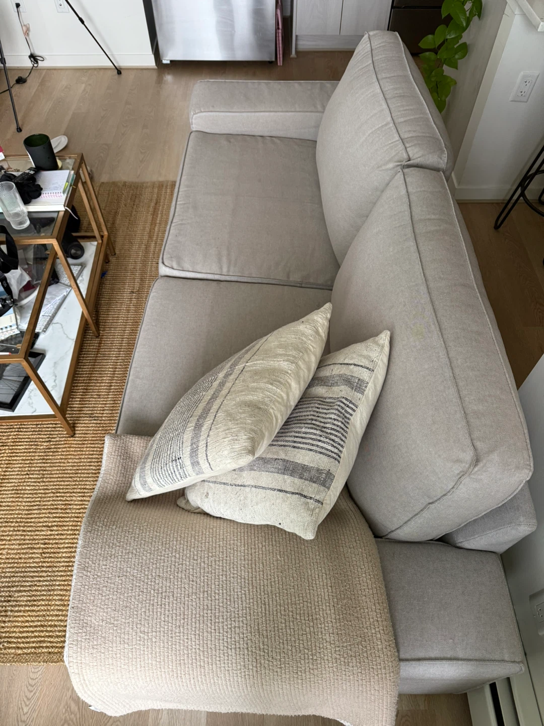 IKEA KIVIK couch - Comfortable Light Grey Sofa - photo 2