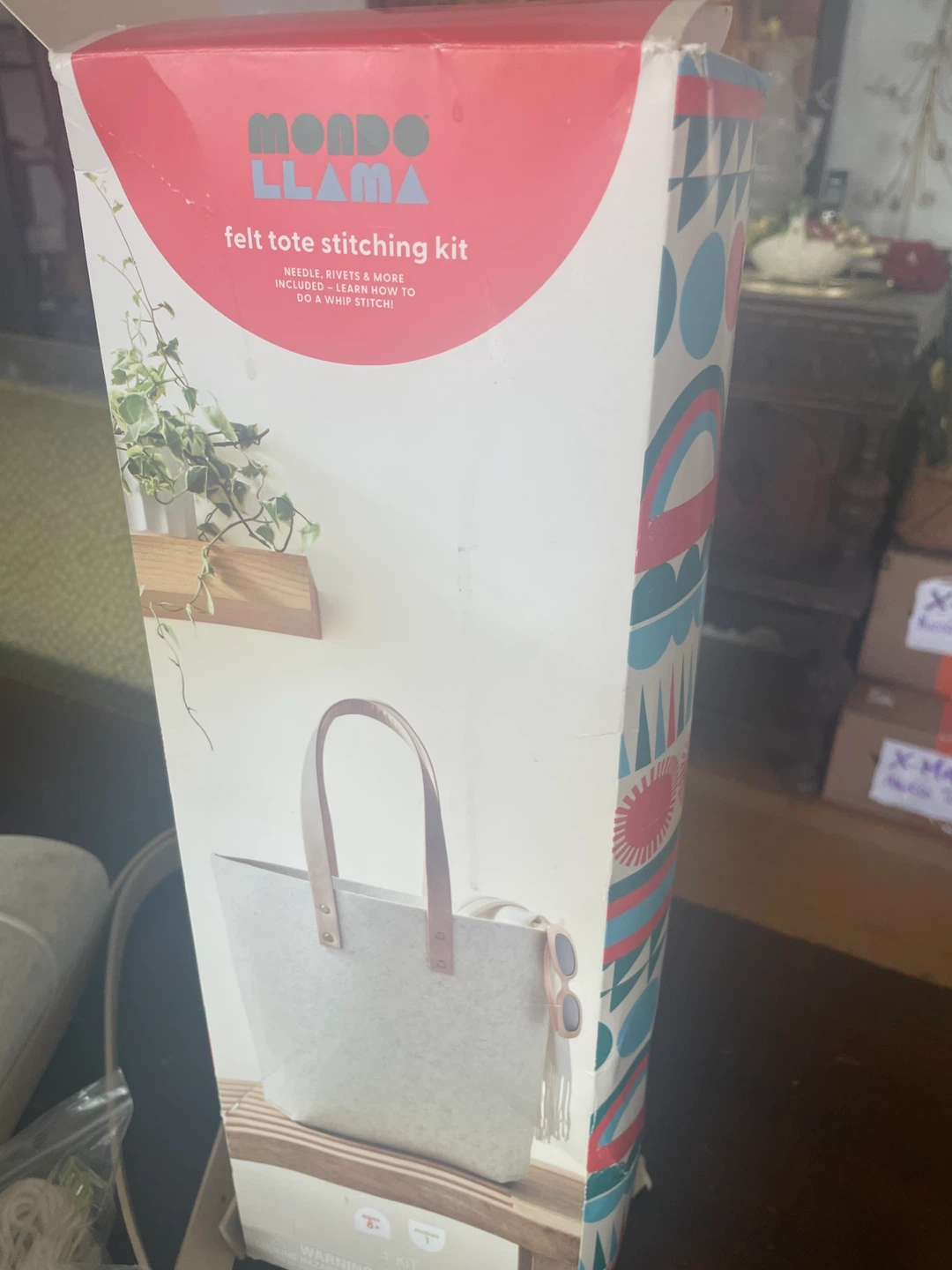 Mondo Llama Felt Tote Stitching Kit - photo 3