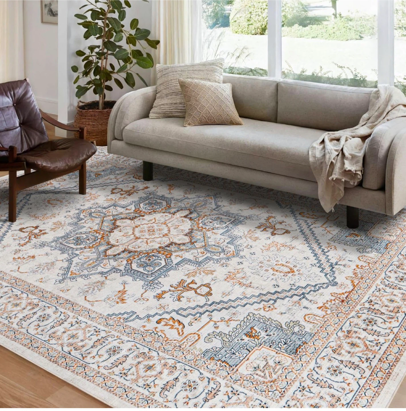 10x14 feet Patterned Area Rug - photo 3