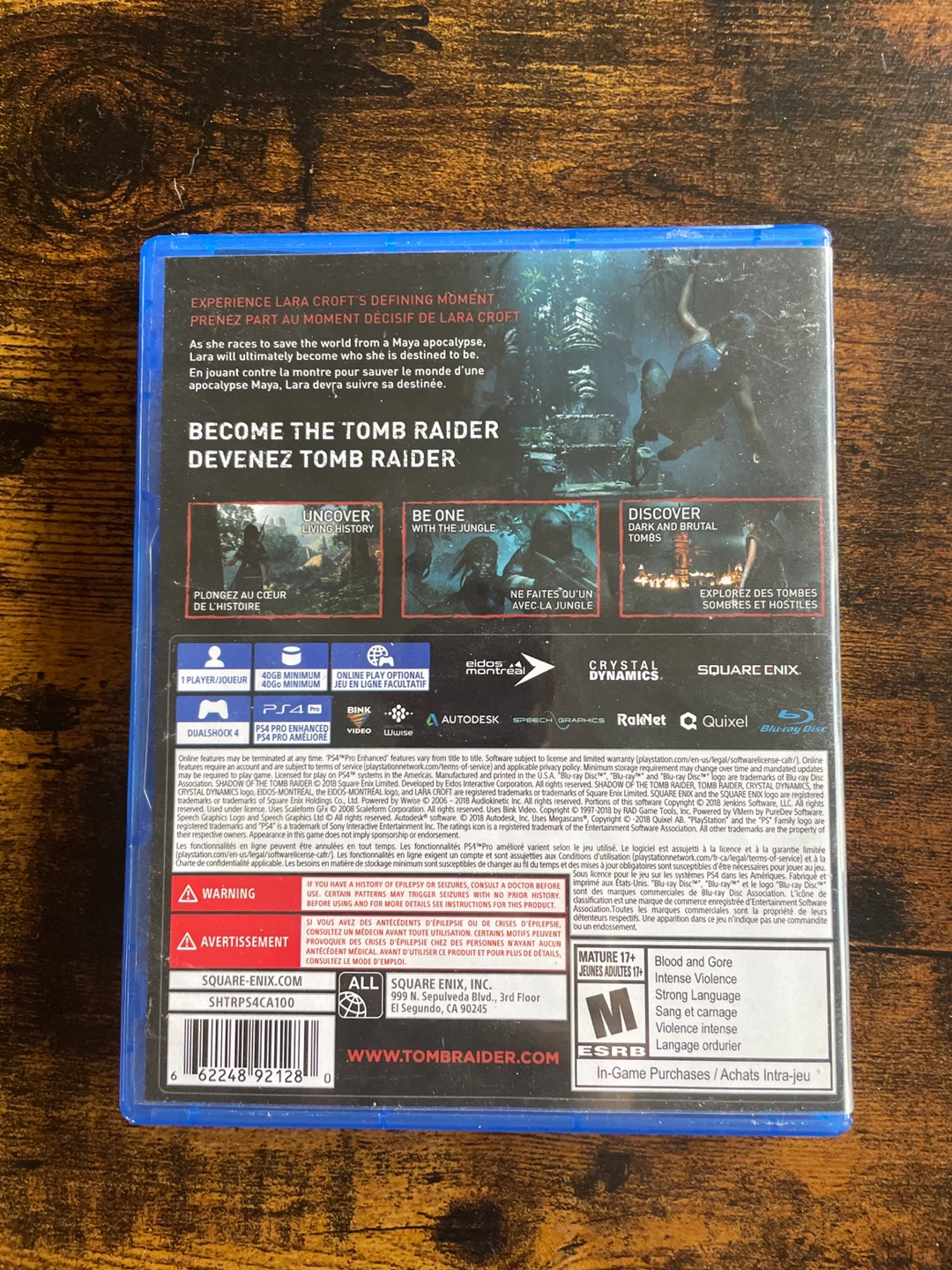 Shadow of the Tomb Raider - PS4 Game - photo 2