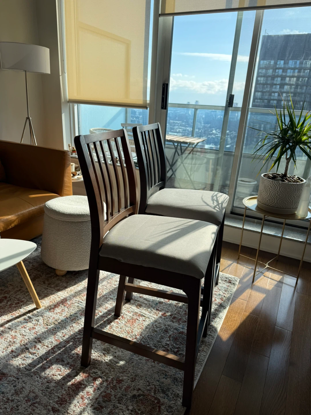 IKEA EKEDALEN Bar Stools - Dark Brown