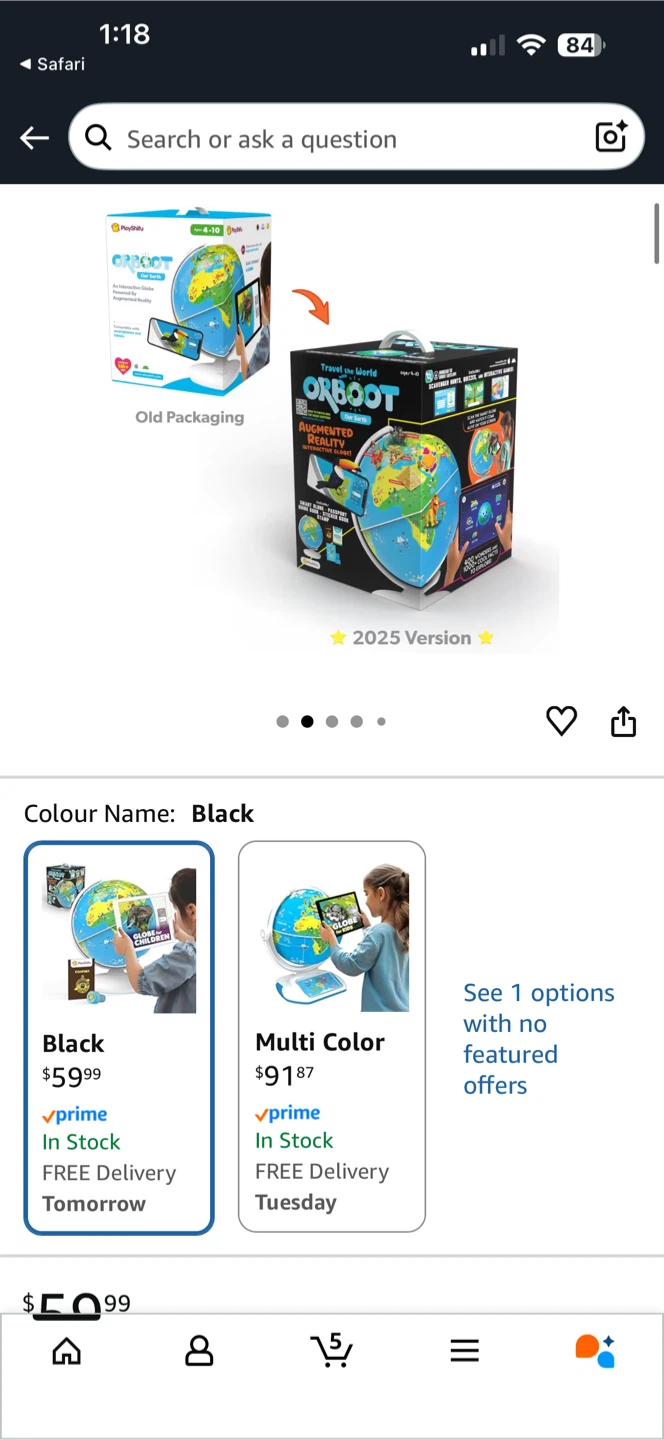 New -PlayShifu Orboot Augmented Reality Interactive Globe - photo 2