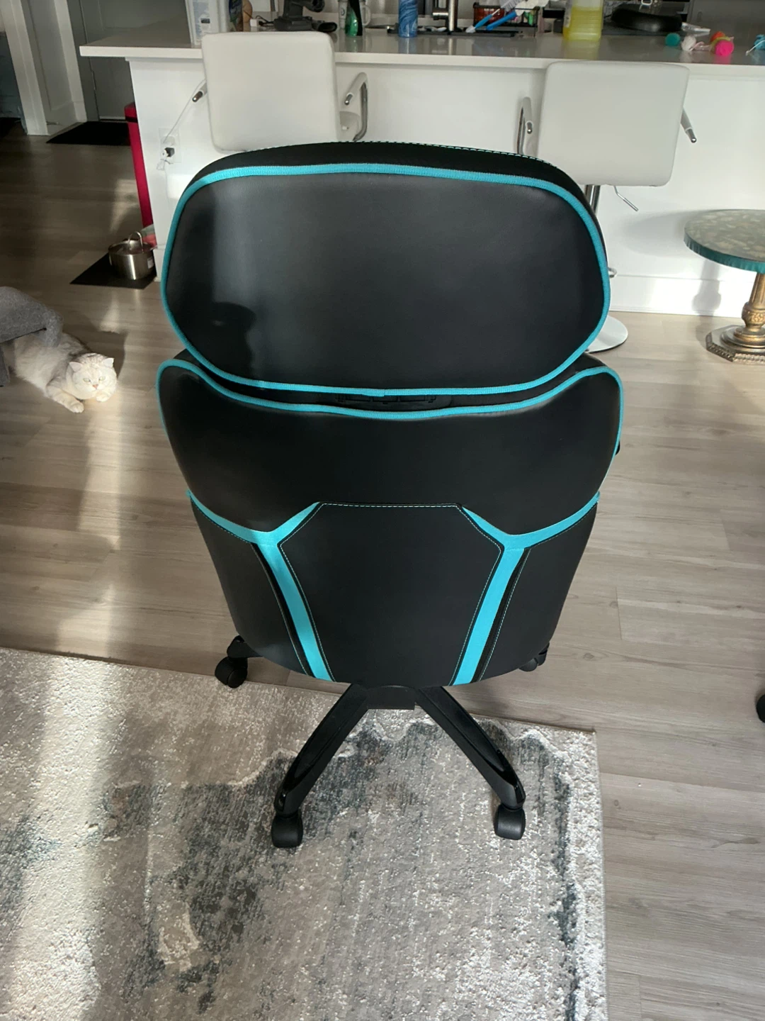 Respawn Black & Teal Gaming Chair - photo 2