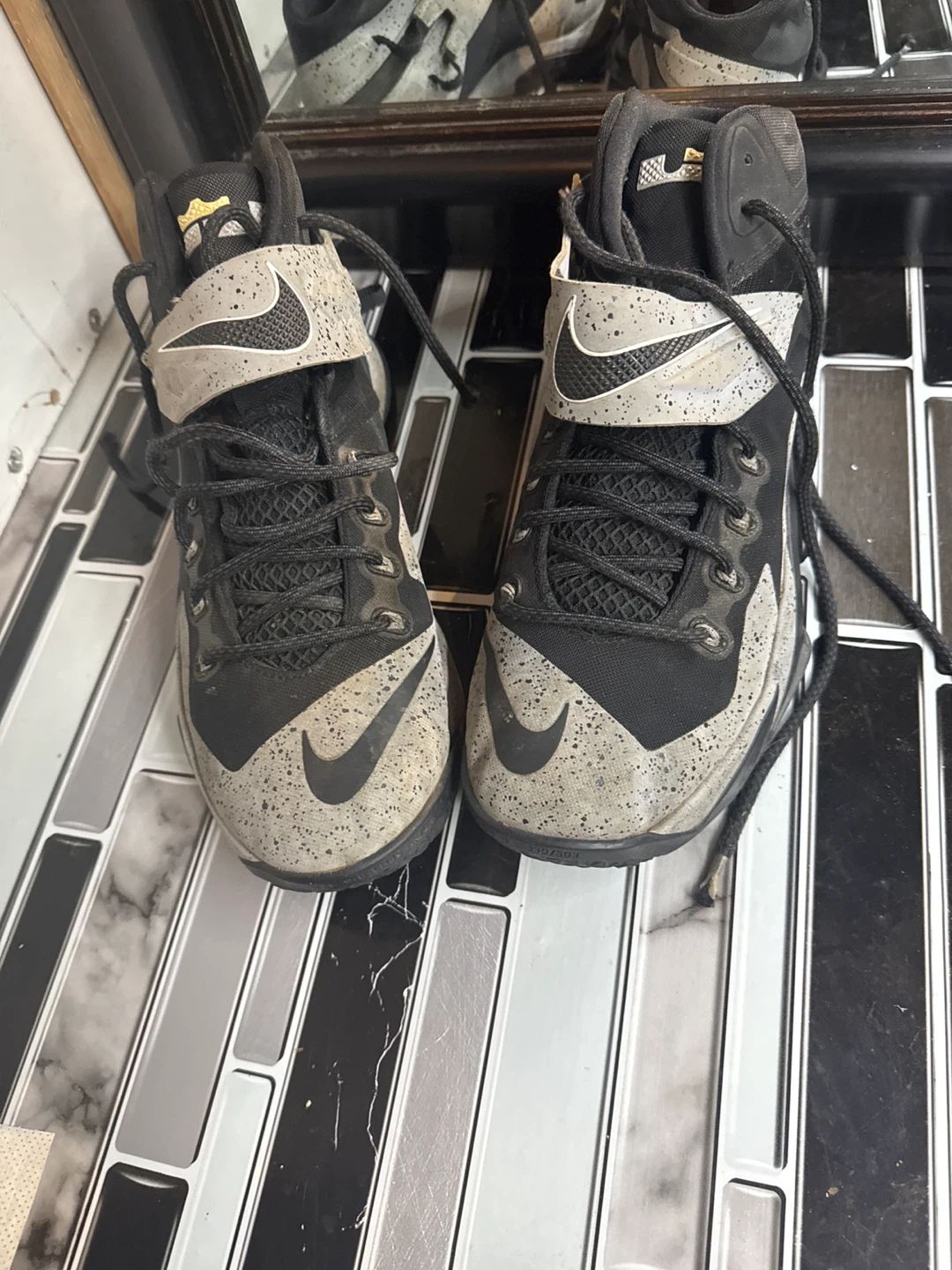 Nike Zoom LeBron Soldier 8 Premium Black athletic sneaker - photo 2