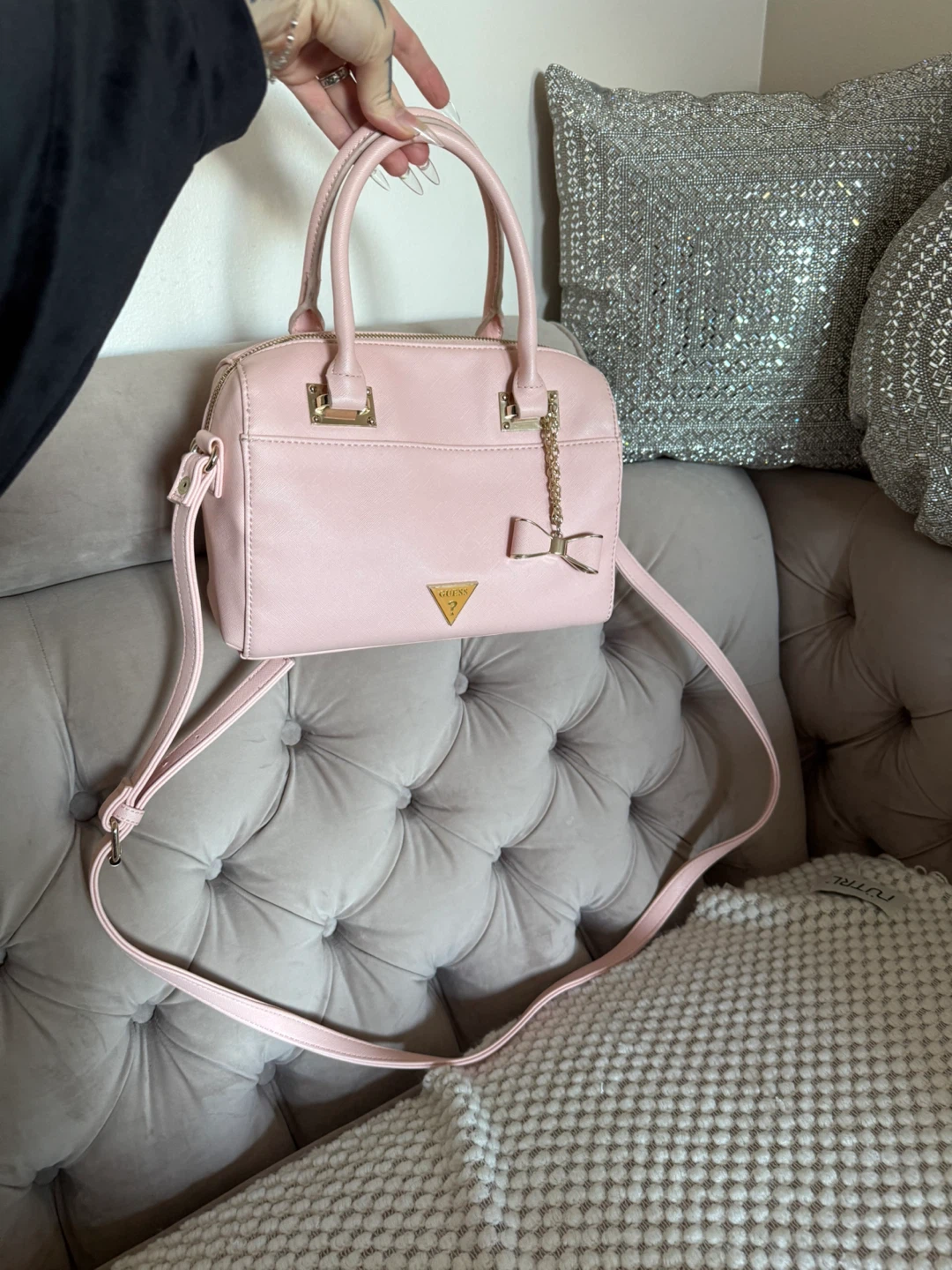 Guess Pink Satchel Handbag - photo 5