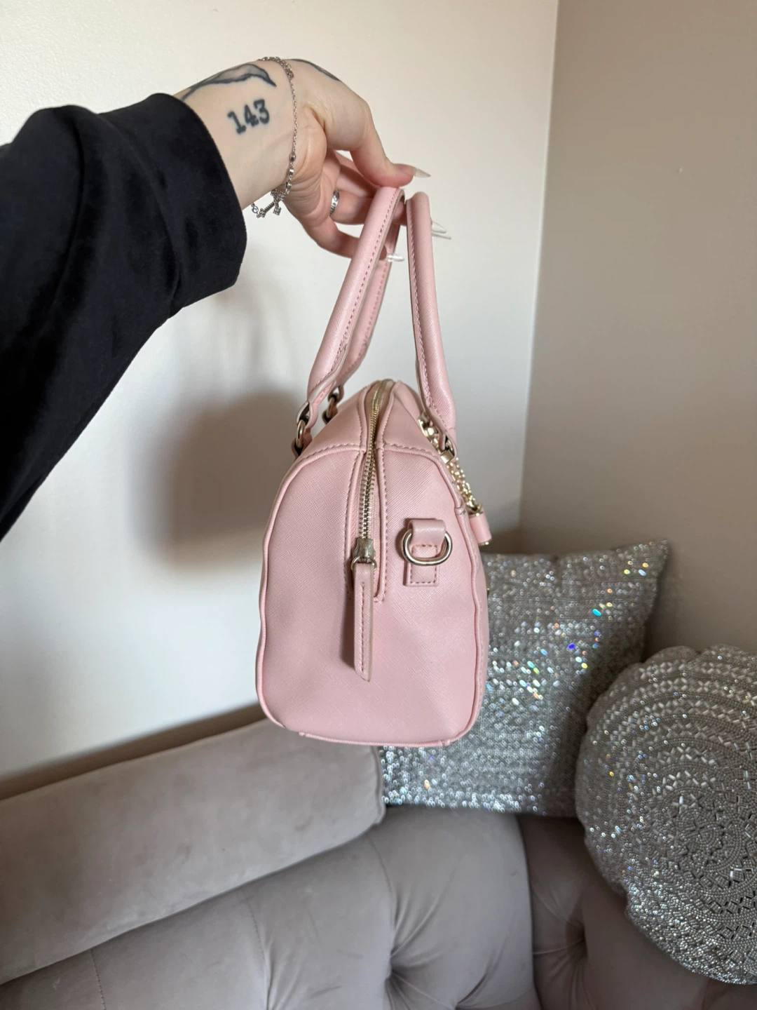 Guess Pink Satchel Handbag - photo 2