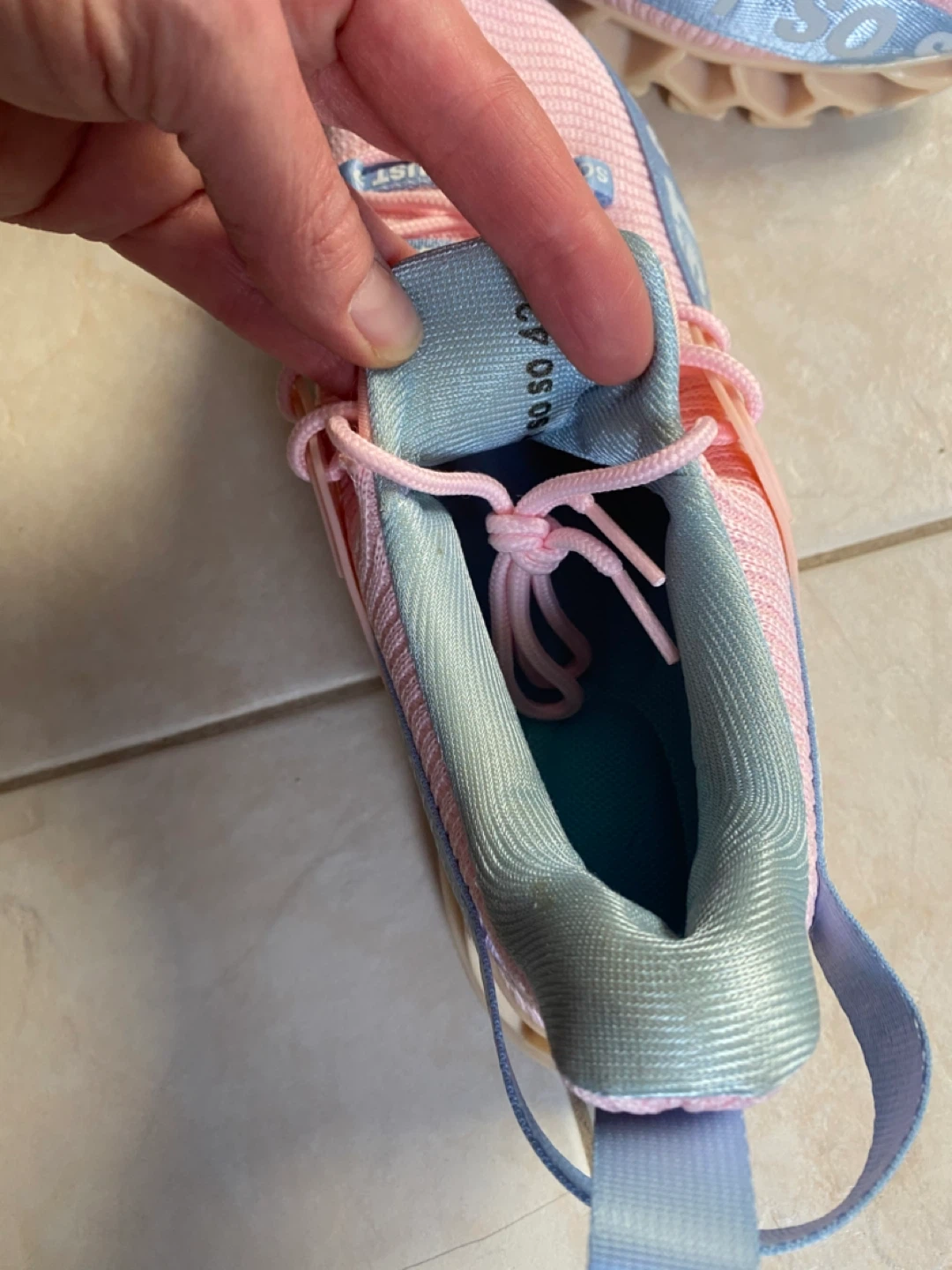 Pink & Blue Running Shoes - Size 8 - photo 4