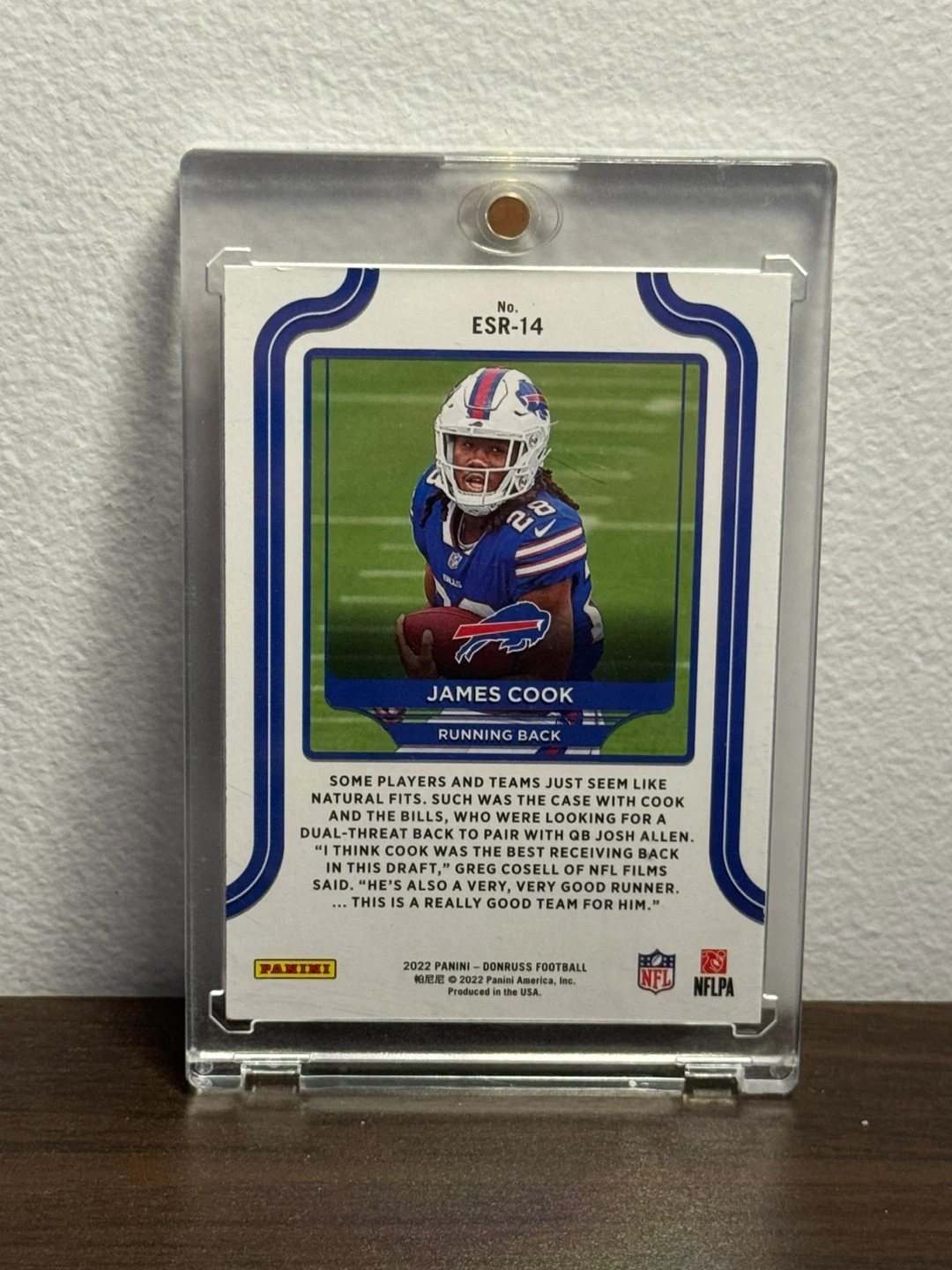 James Cook Buffalo Bills Donruss Elite Series Football Card - photo 2