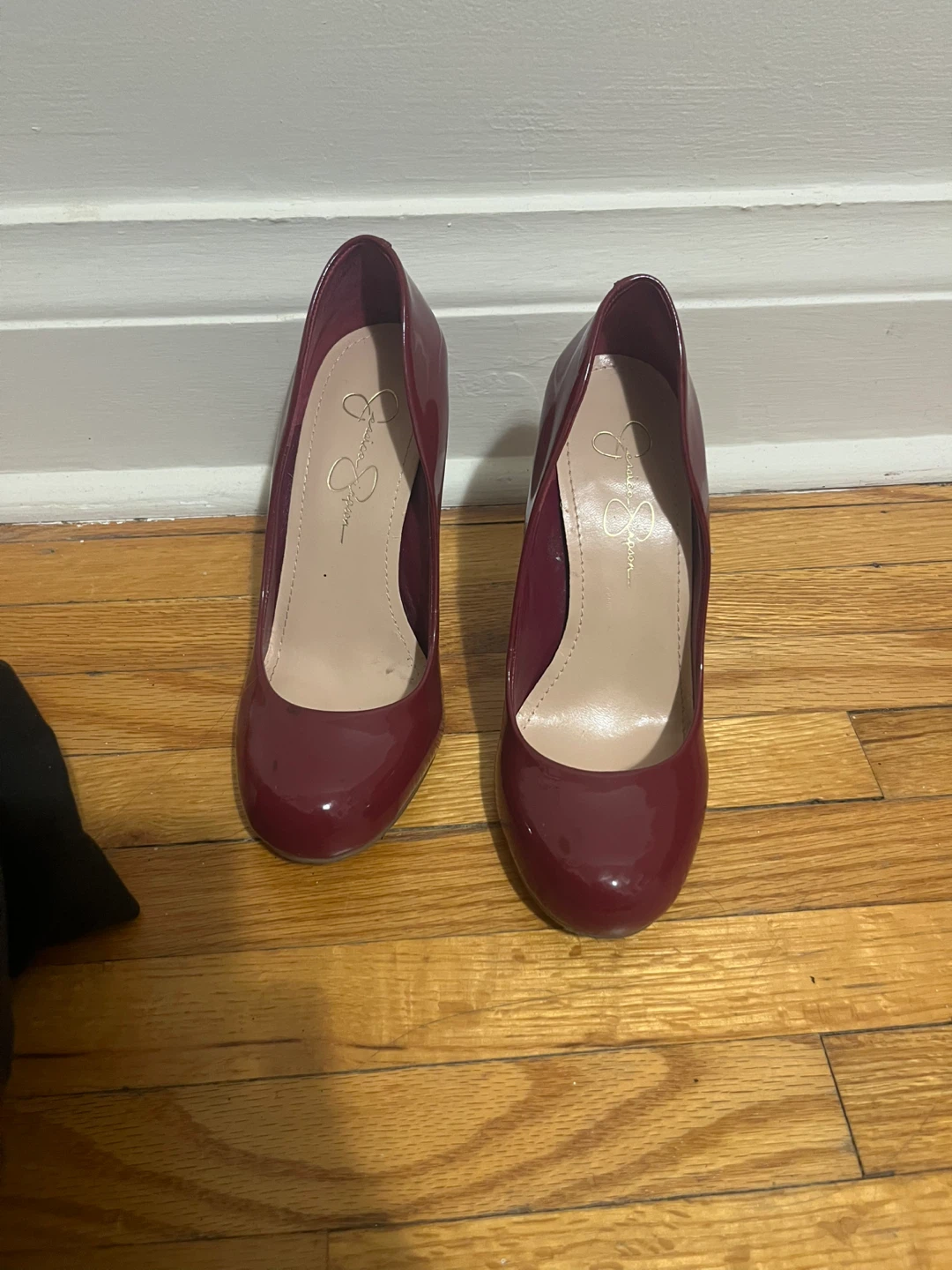 Jessica Simpson Wine Heels - Size 7.5