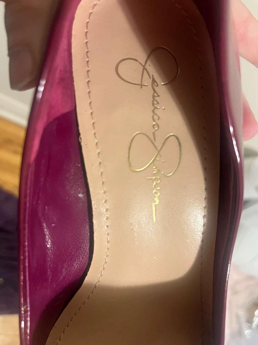 Jessica Simpson Wine Heels - Size 7.5 - photo 3