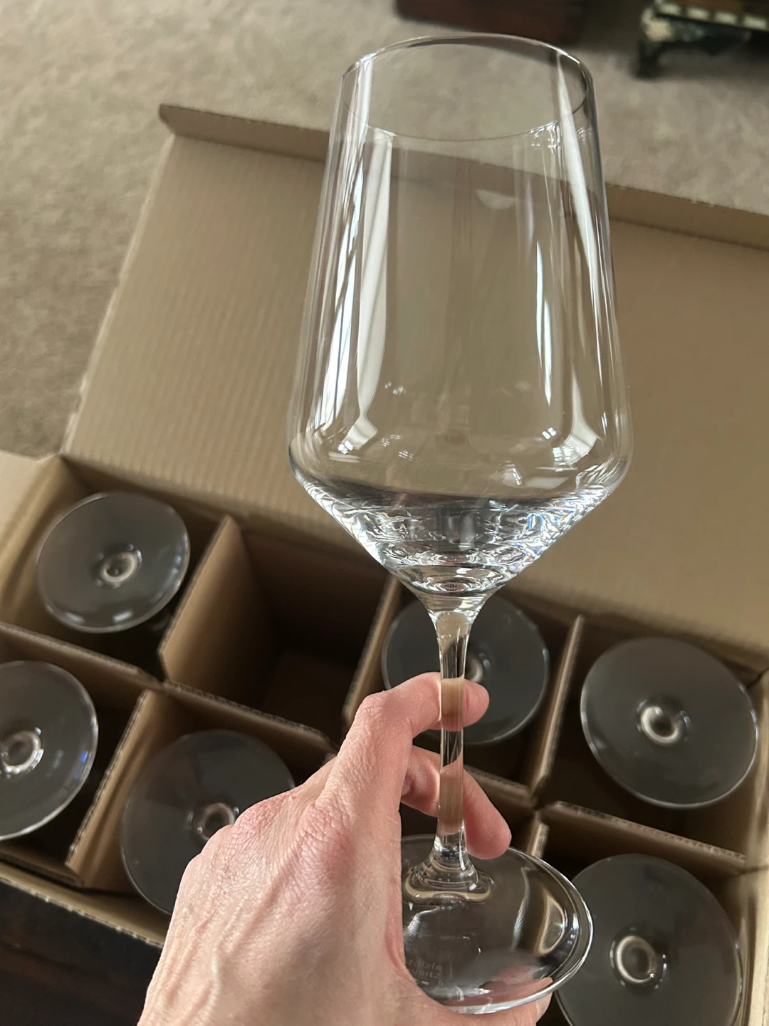 Like New! Stölzle Lausitz All Purpose Wine Glasses (8)