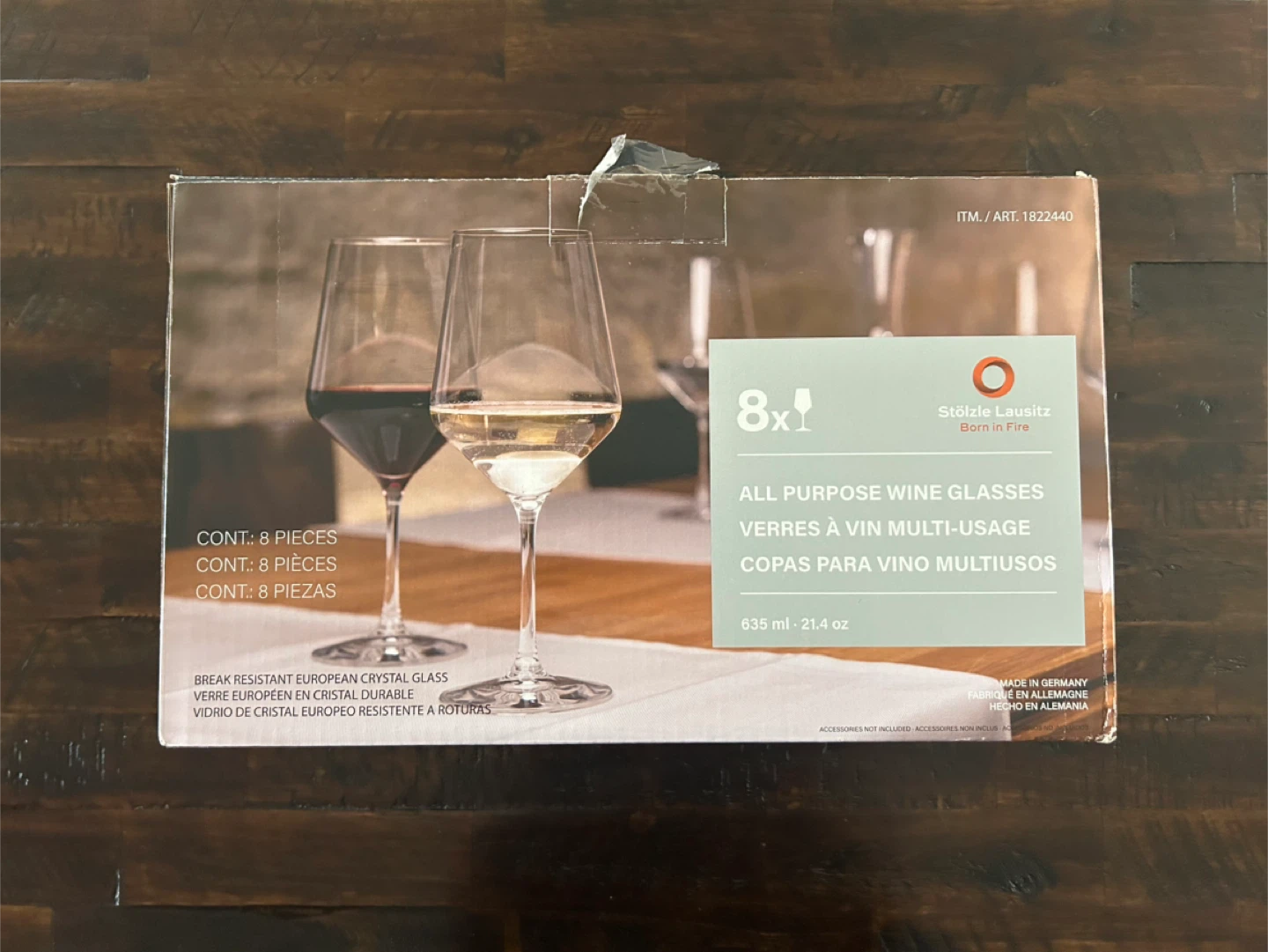 Like New! Stölzle Lausitz All Purpose Wine Glasses (8) - photo 2