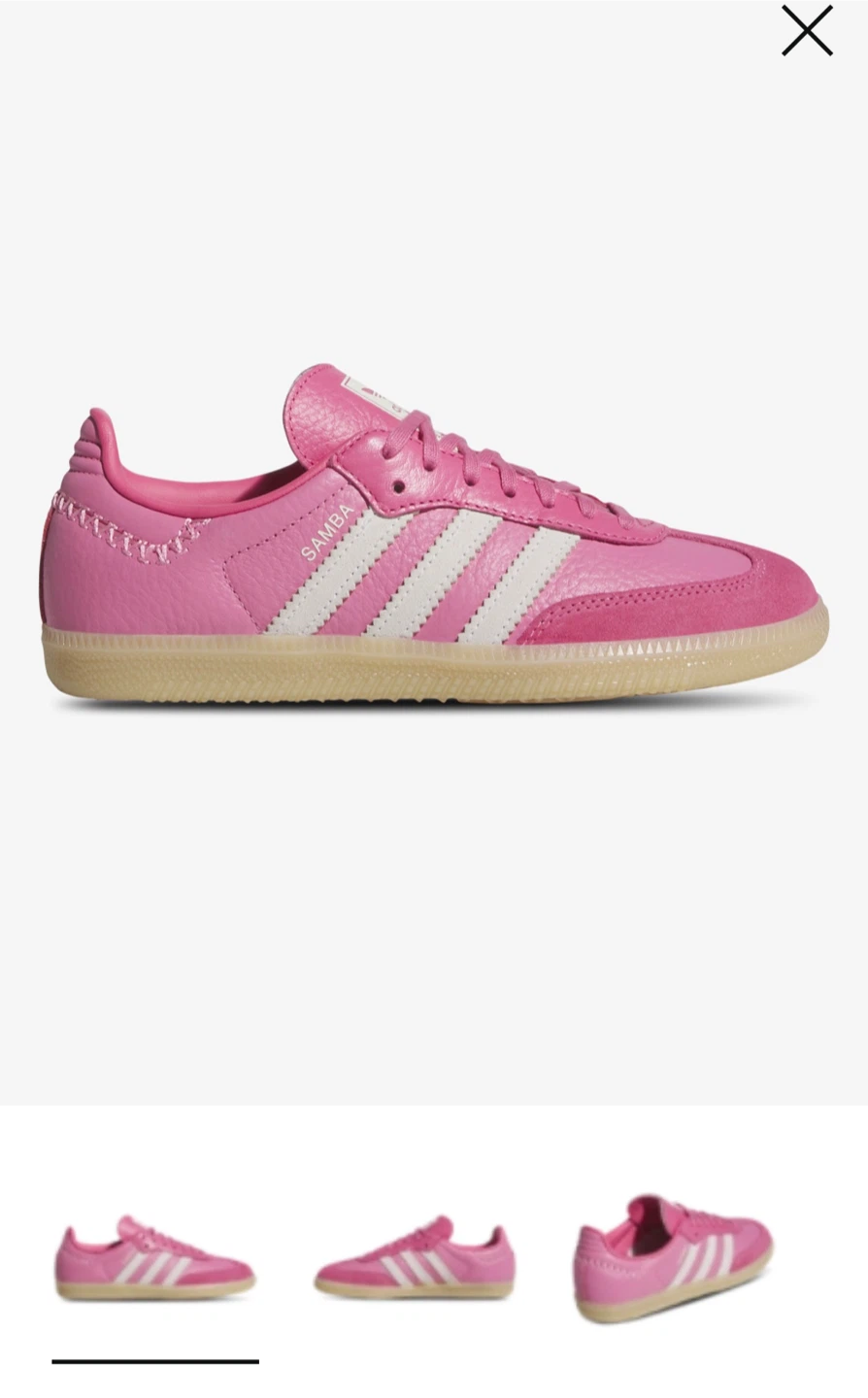Adidas Samba Pink Never Used!