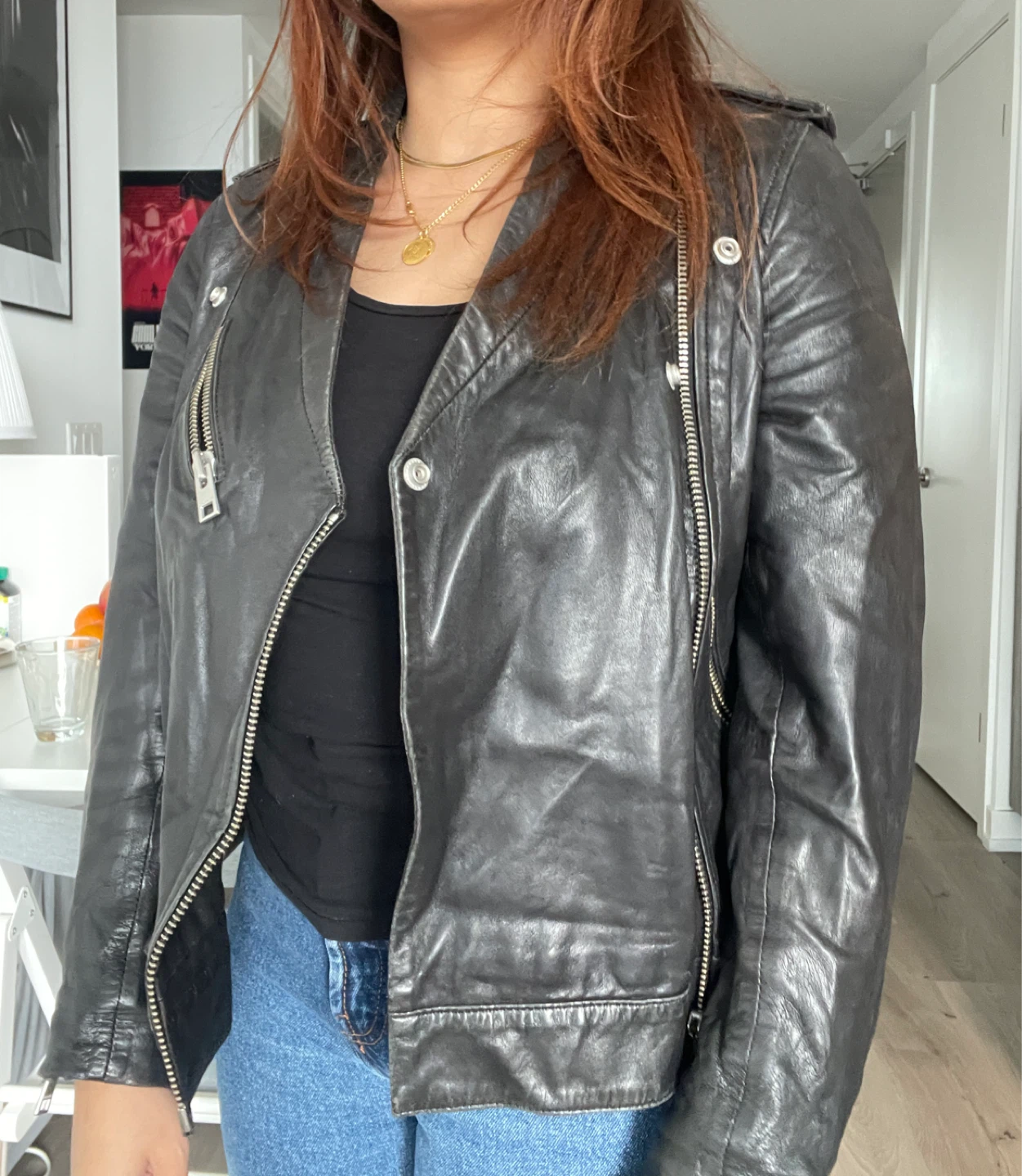 Zadig & Voltaire Black Leather Jacket