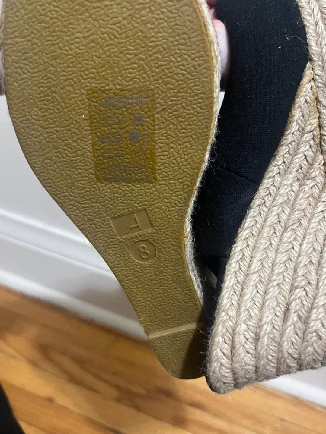 Ardene Espadrille Wedge Sandals - Size 8 - photo 4