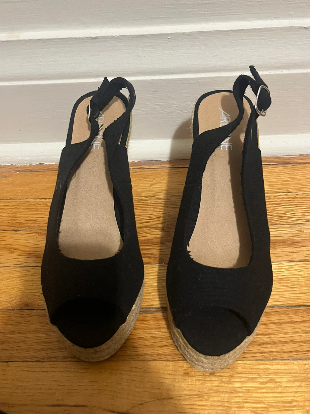 Ardene Espadrille Wedge Sandals - Size 8