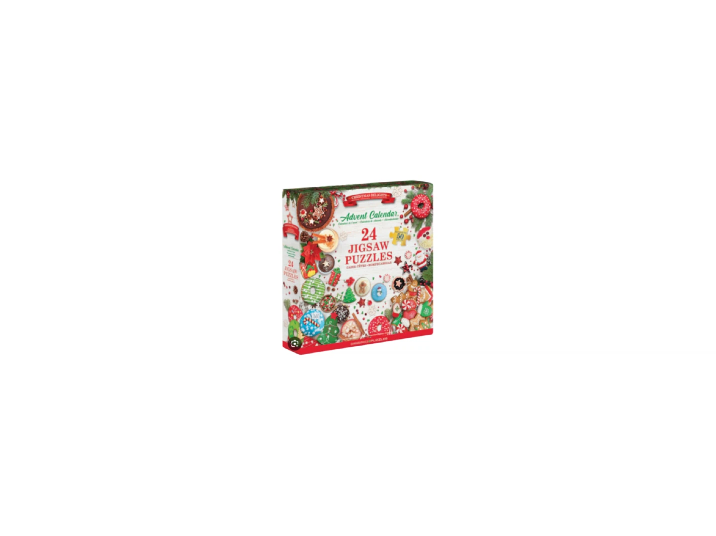 Christmas Delights Advent Calendar 24 Jigsaw Puzzles - New