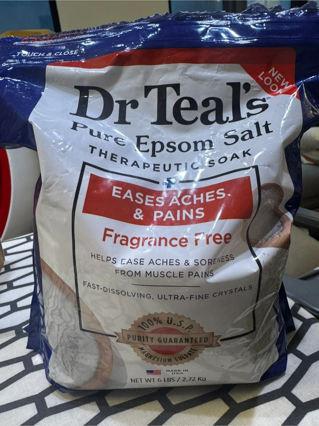 Dr Teal's Pure Epsom Salt - 6lbs