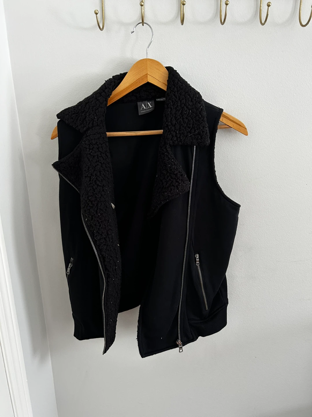 Armani Exchange Black Vest