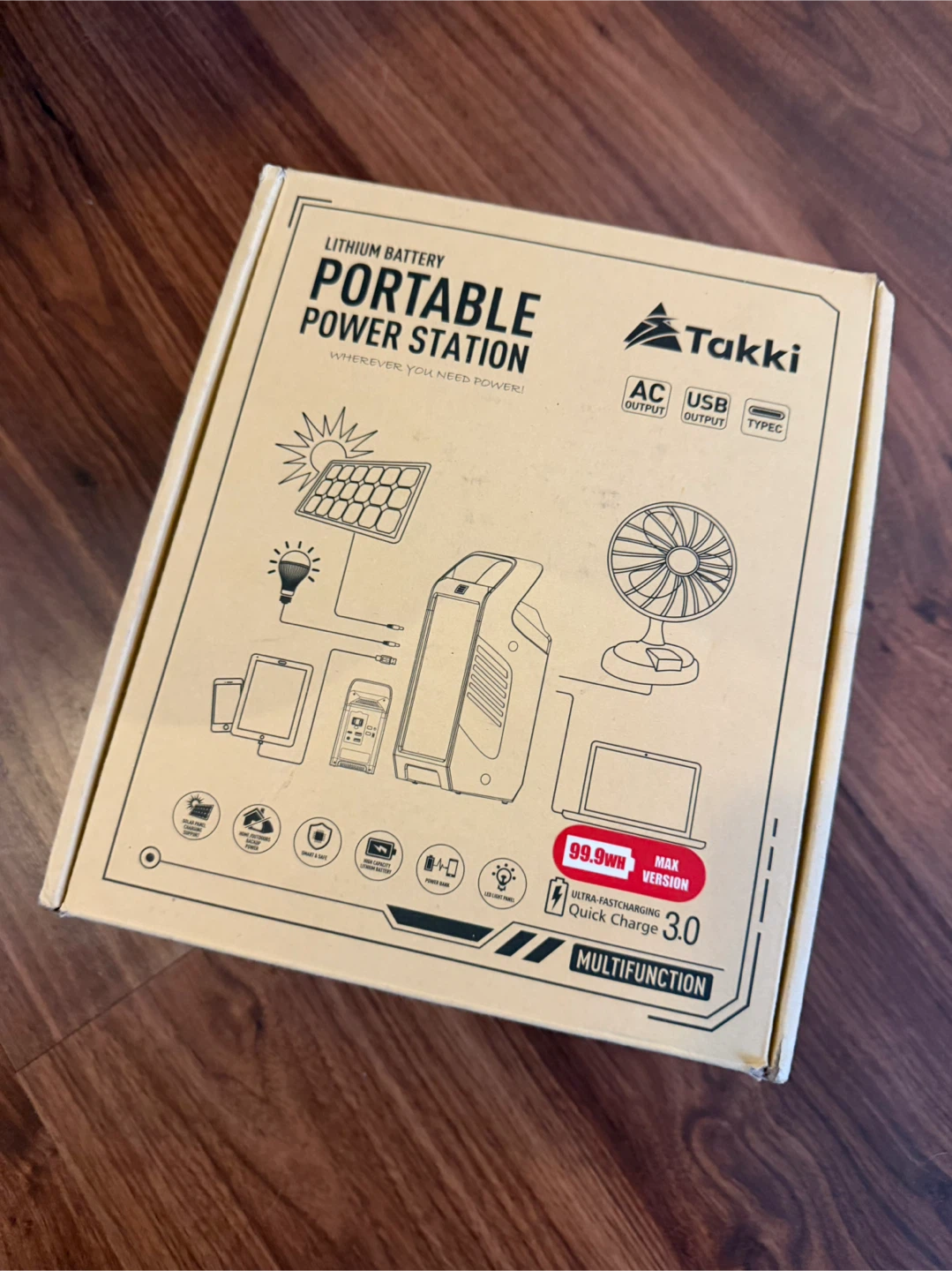 Takki Portable Power Station 99.9Wh - New in Box!
