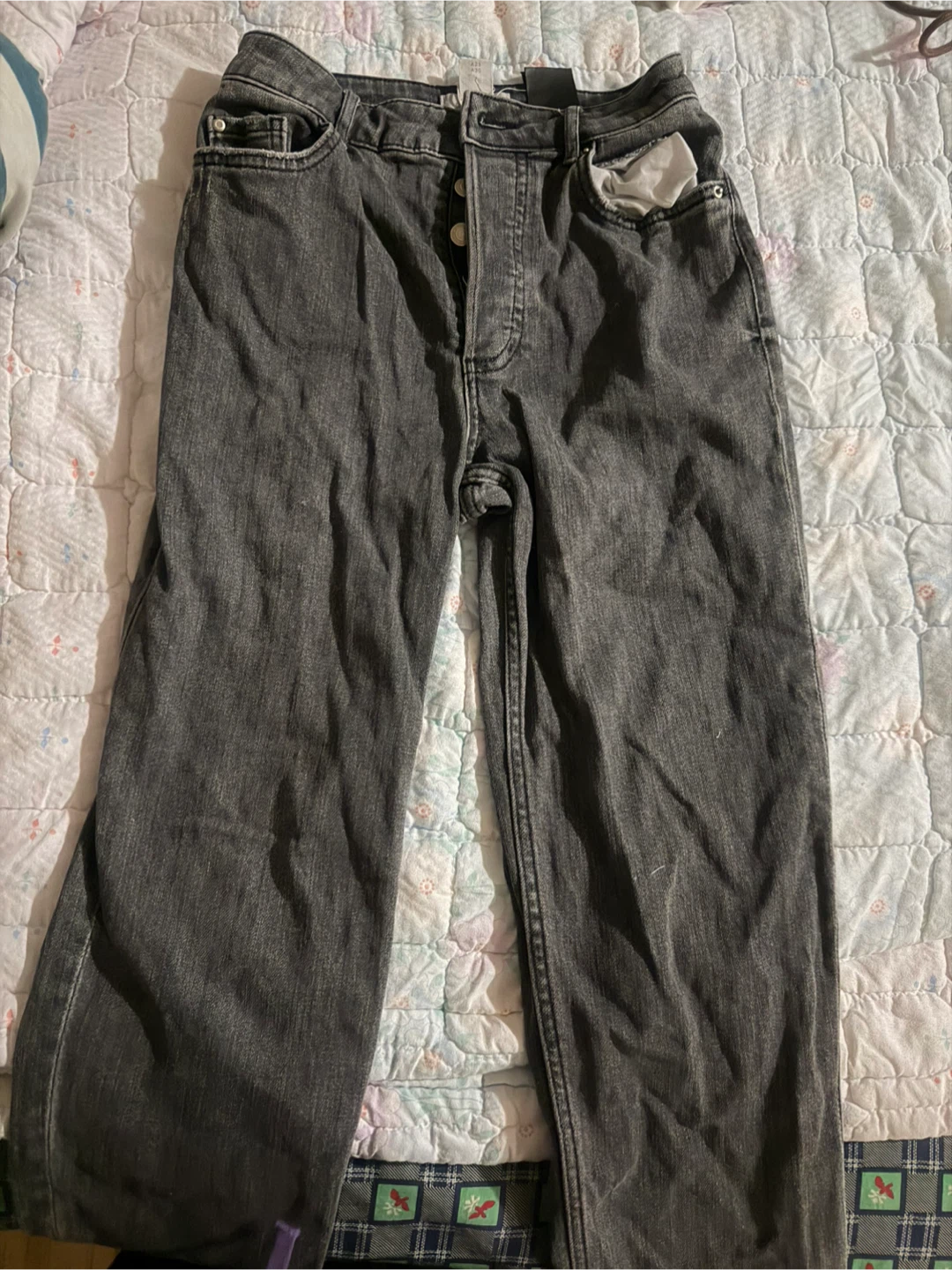 Dark Grey Denim Jeans H&M
