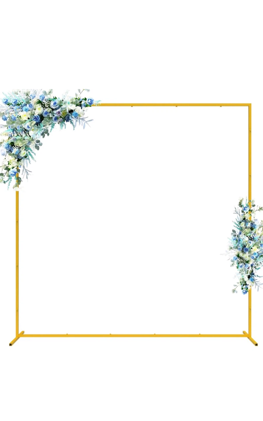 Wedding Arch Backdrop Stand - Gold 6.6x6.6 FT - photo 2