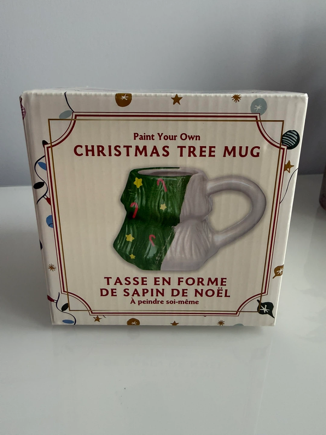 New Paint Your Own Christmas Tree Mug Kit
