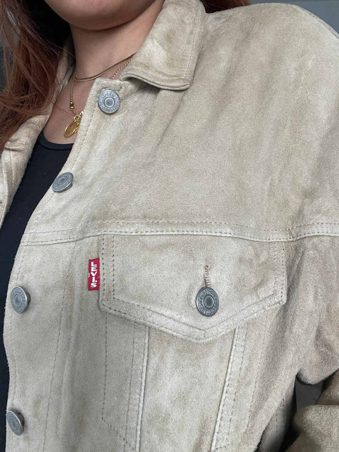 Levi's Suede Jacket - Size Small - photo 2