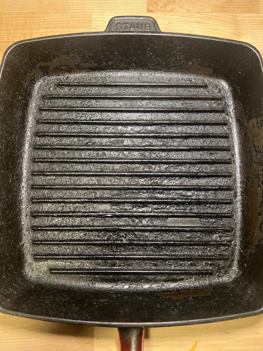 Staub Cast Iron Grill Pan with Press Pan - photo 3