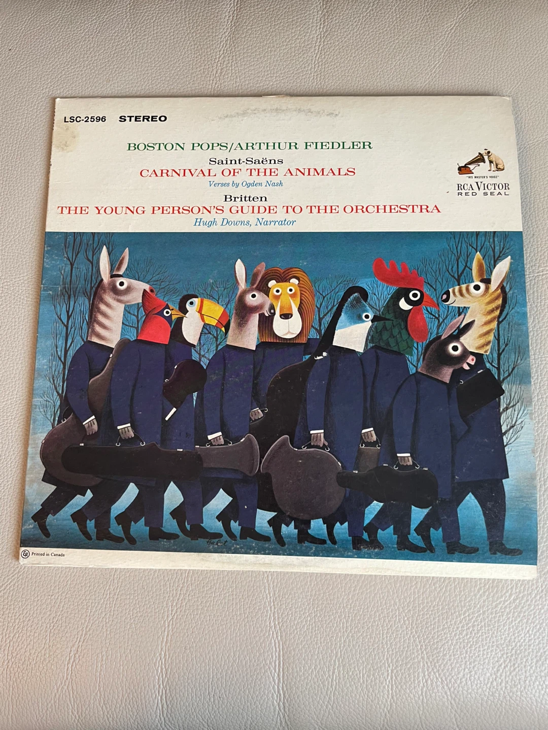Carnival of the Animals LP - Boston Pops Orchestra