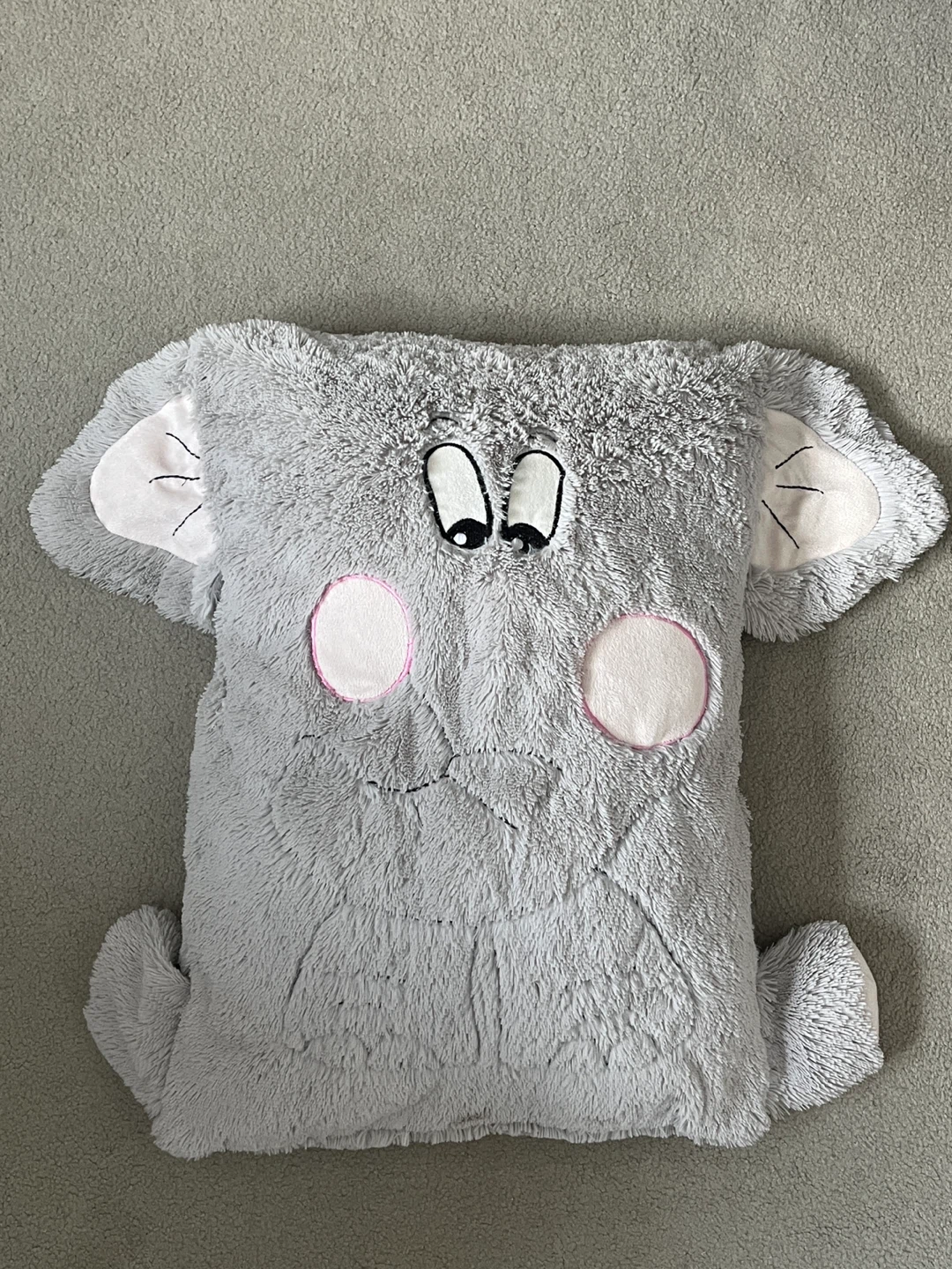 Elephant Plush Pillow
