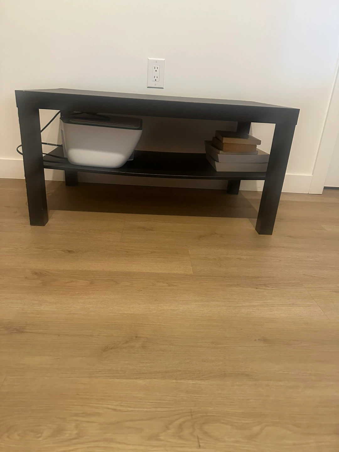 Black TV Stand/ coffee table - photo 2
