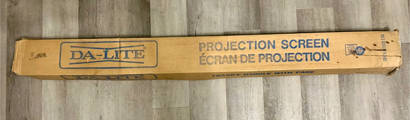 DA-LITE Projection Screen with Box -Vintage 1976 - photo 4