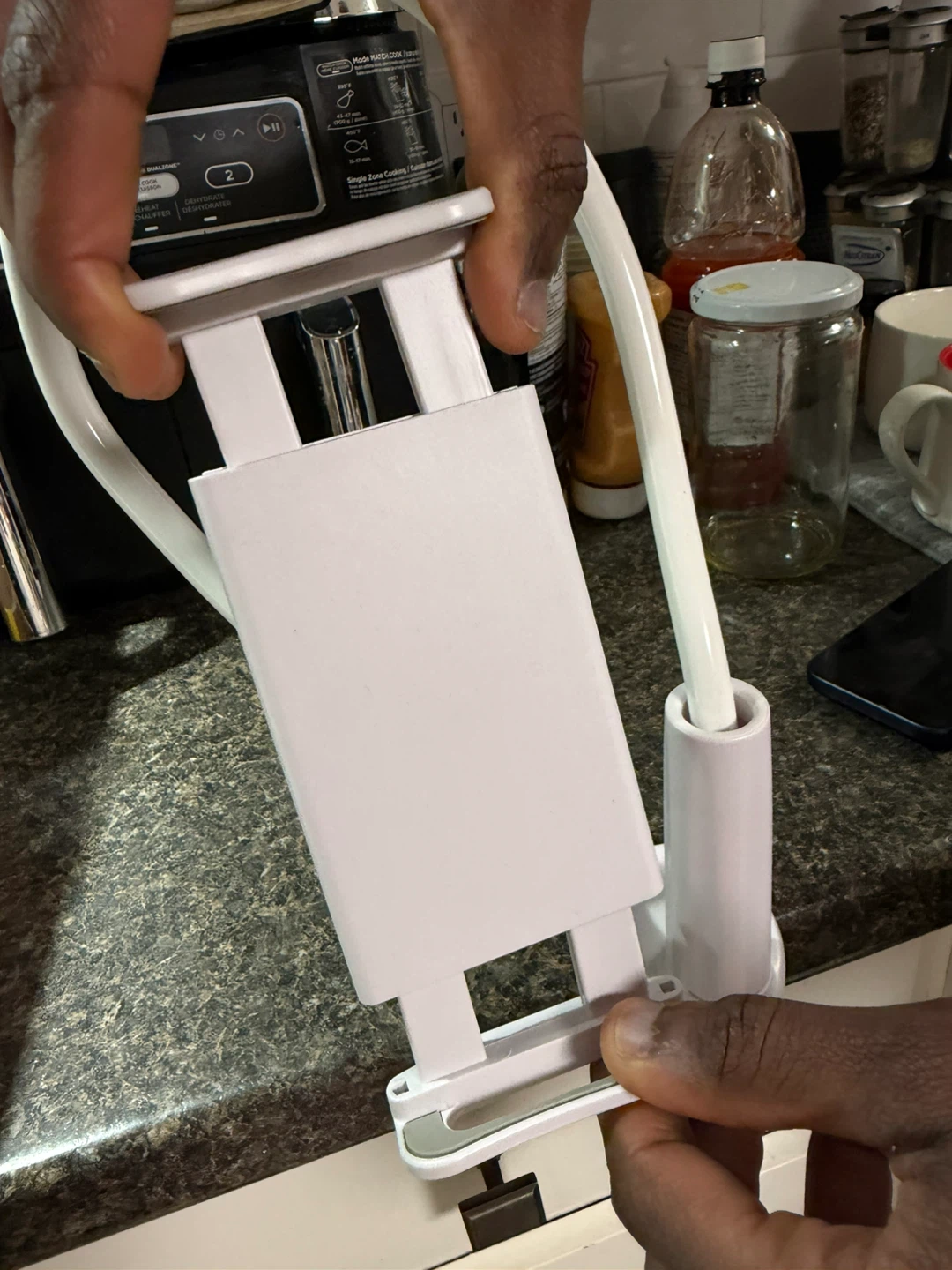 White Gooseneck Phone Holder - photo 5