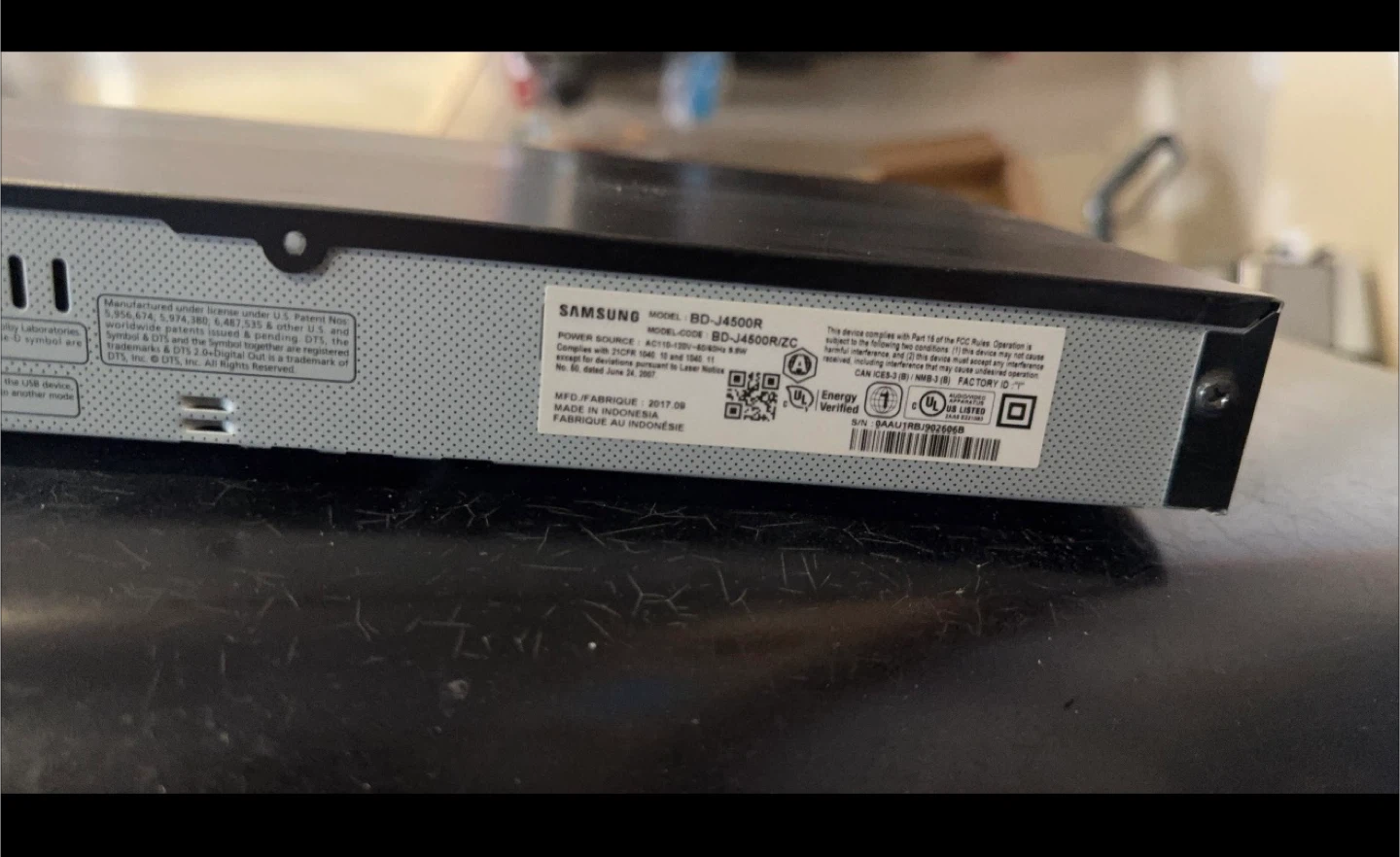 Samsung BD-J4500R Blu-ray Disc Player - photo 2
