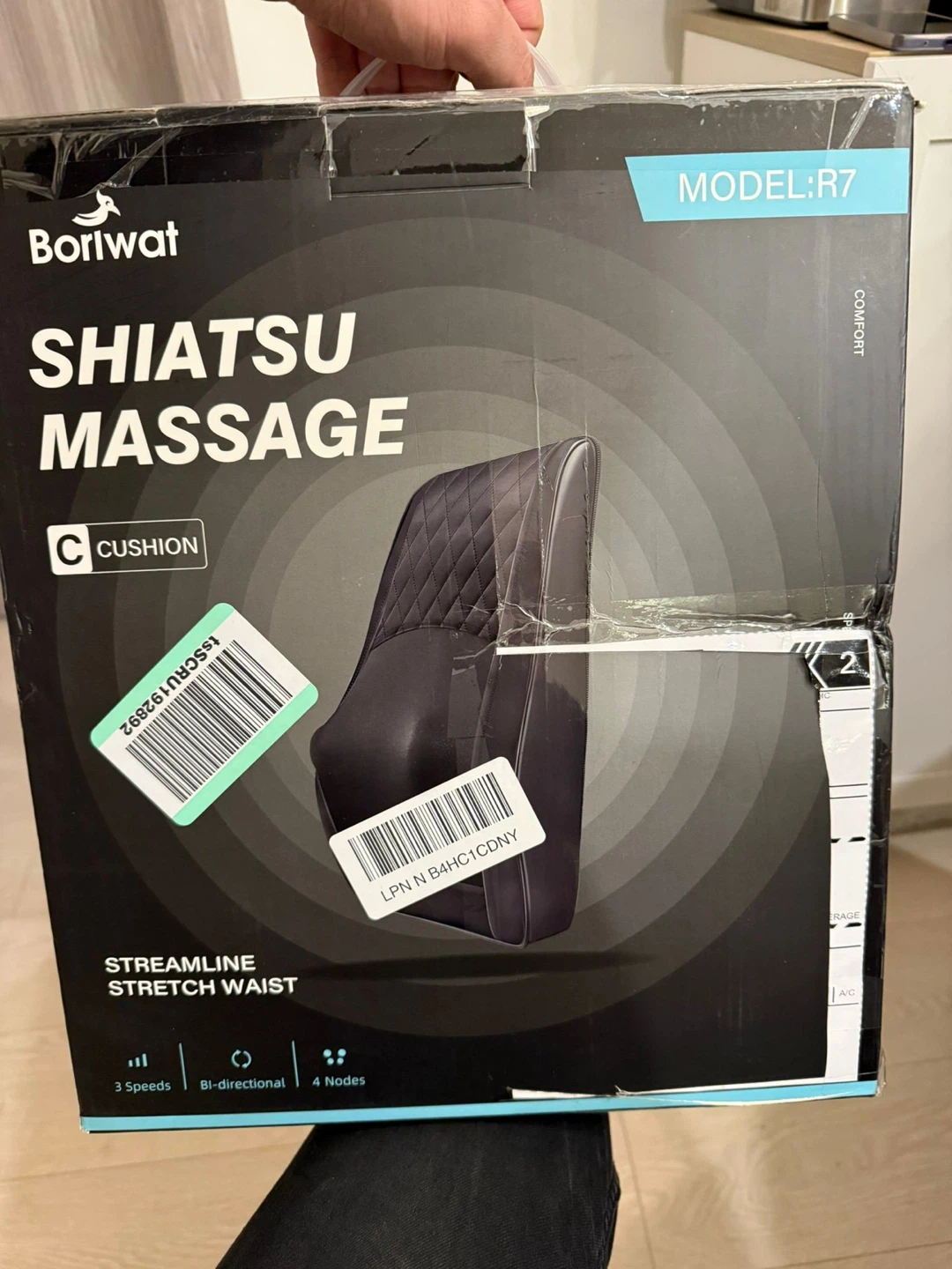 Boriwat Shiatsu Massage C Cushion - NEW! - photo 2