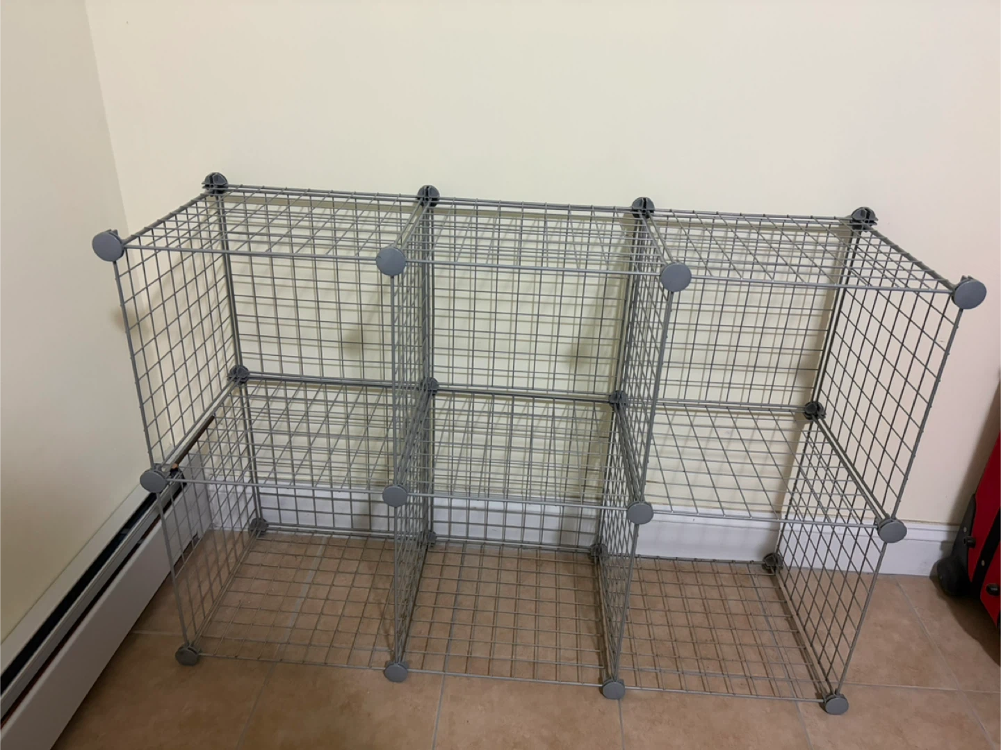 🥕 Wire Storage Cube Shelf Organizer