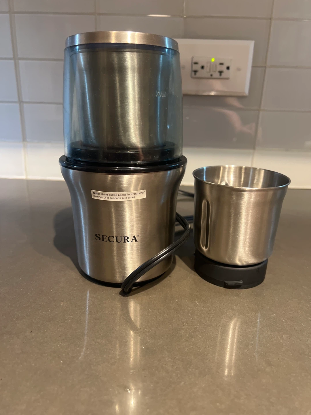 Secura Electric Coffee/Spice Grinder - photo 3