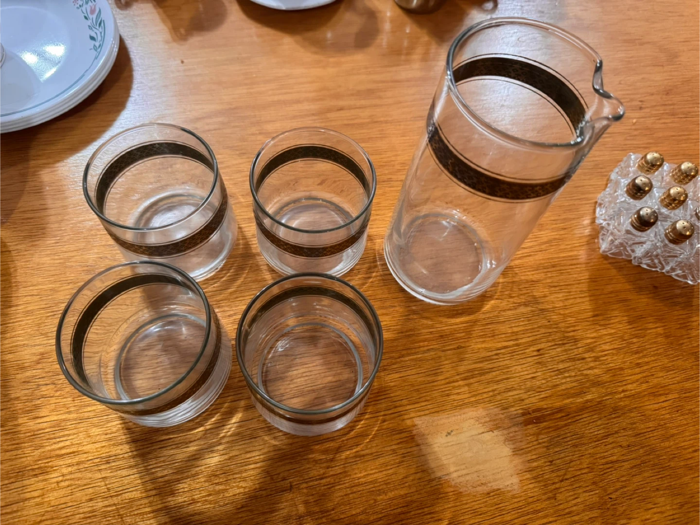Vintage Pitcher & Glasses Set 🥕 - photo 2